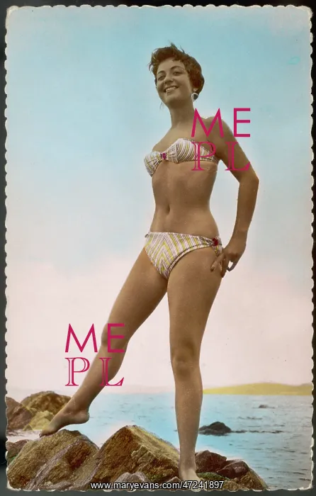 : STRIPED BIKINI 1950S : STRIPED BIKINI 1950S
