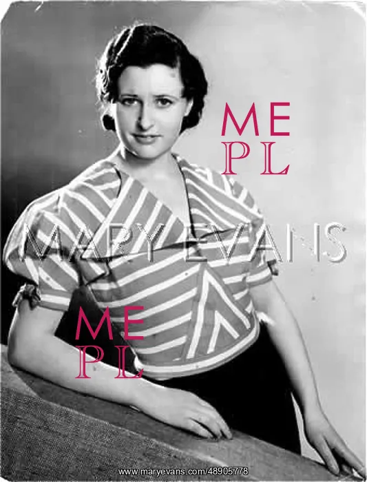 : STRIPED BLOUSE 1934 : STRIPED BLOUSE 1934