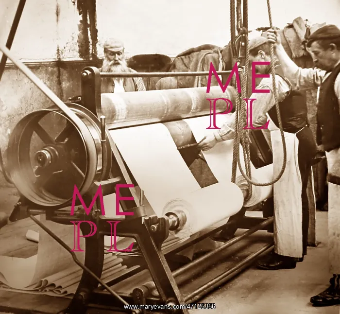 : Stripping machine for stone mangle, linen production : Stripping machine for stone mangle, linen production