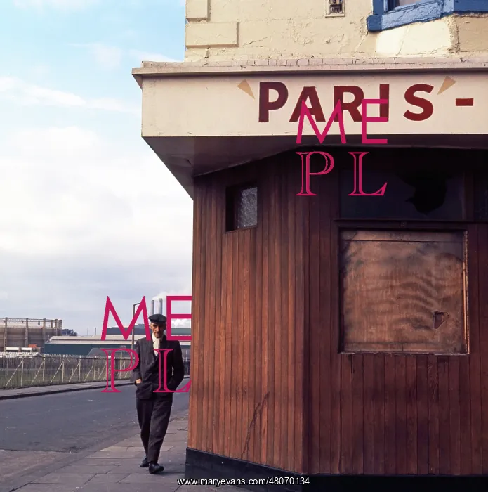 : Strolling the Left Bank. Middlesbrough 1970s : Strolling the Left Bank. Middlesbrough 1970s