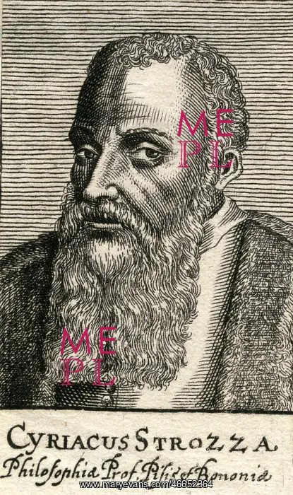  : Strozza, Cyriacus, 1504 - 1565, Italian philosopher