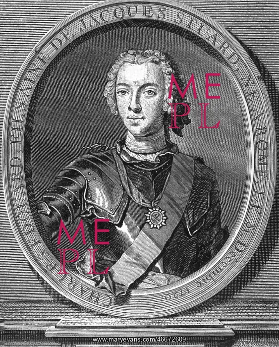 : Stuart, Charles Edward, 31.12.1720 - 30.1.1788 : Stuart, Charles Edward, 31.12.1720 - 30.1.1788