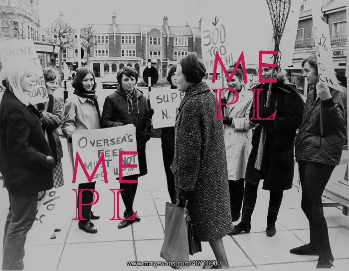  : Student fees demonstration, Eastbourne