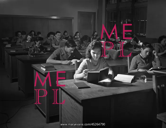 : Students in a business class 1942 : Students in a business class 1942