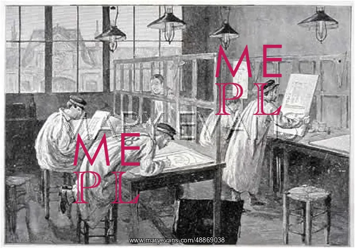 : Students at the Central School of Arts and Manufacture in Pa : Students at the Central School of Arts and Manufacture in Pa