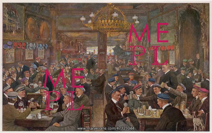 : STUDENTS DRINKING 1909 : STUDENTS DRINKING 1909