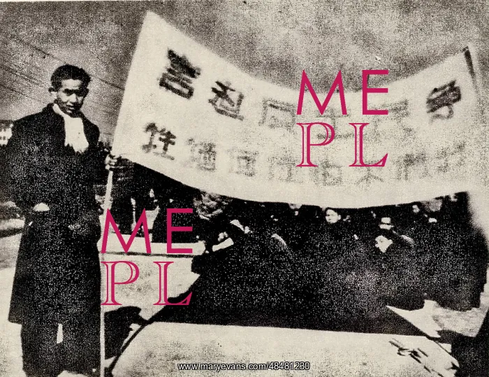 : Students Held Up a Flag Saying Fighting for Democracy : Students Held Up a Flag Saying Fighting for Democracy
