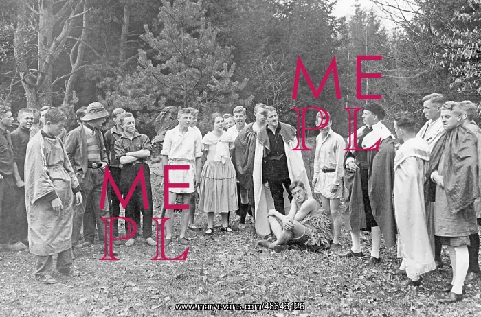: Students of a labor camp when acting, 1932 : Students of a labor camp when acting, 1932