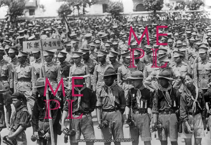 : Students in military uniform : Students in military uniform