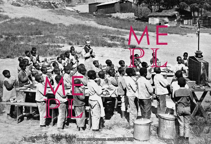 : Students of the Mission School at the grace : Students of the Mission School at the grace