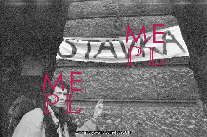 : Students - protest - strike - banner : Students - protest - strike - banner