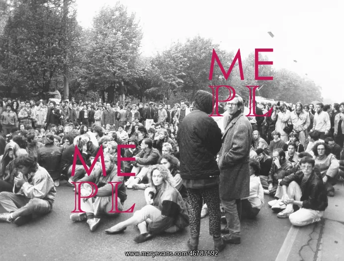 : Students protest in Vienna 1987 : Students protest in Vienna 1987