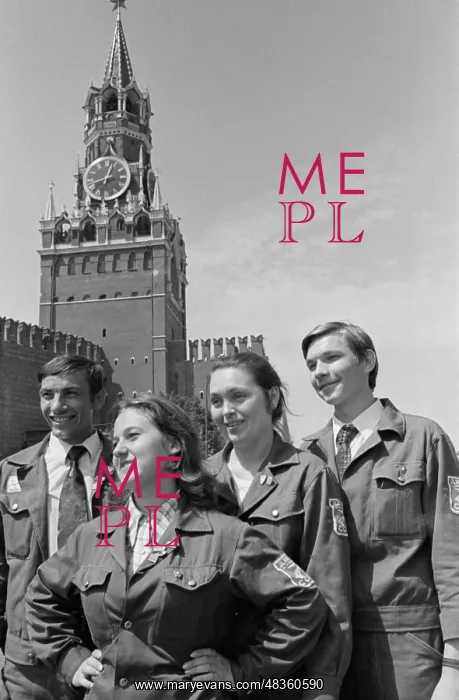 : Students in Red Square : Students in Red Square