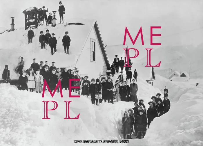 : Students - School - Snow - Alaska : Students - School - Snow - Alaska