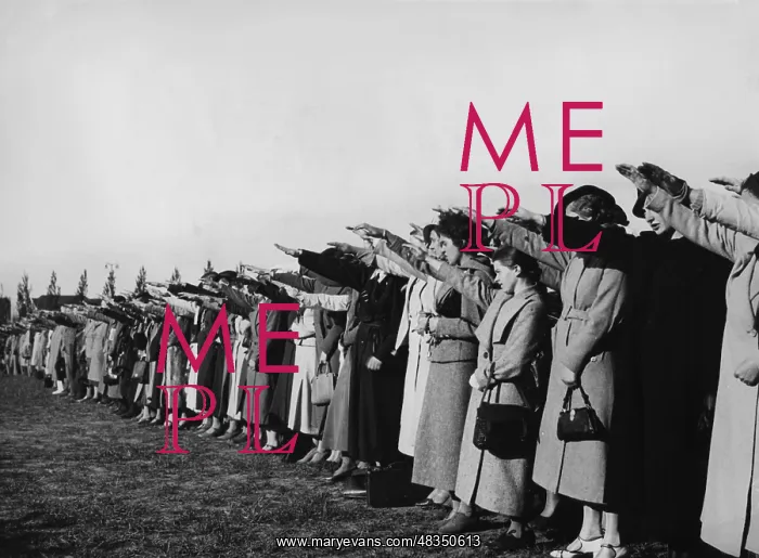 : Students singing the Horst-Wessel Lied, 1930s : Students singing the Horst-Wessel Lied, 1930s