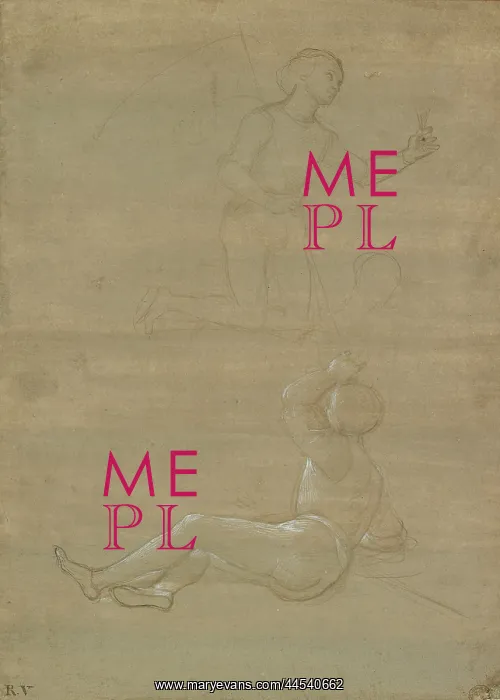 : Studies for a guard in a Resurrection and of an angel : Studies for a guard in a Resurrection and of an angel