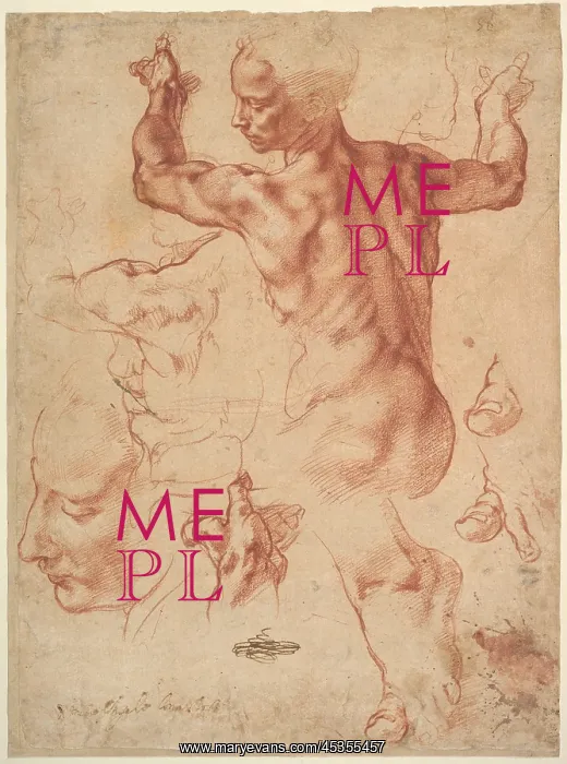 : STUDIES FOR THE LIBYAN SIBYL, by Michelangelo, 1510?11 : STUDIES FOR THE LIBYAN SIBYL, by Michelangelo, 1510?11