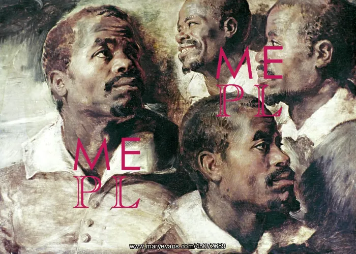 : Studies of a Negro Man, by Rubens : Studies of a Negro Man, by Rubens