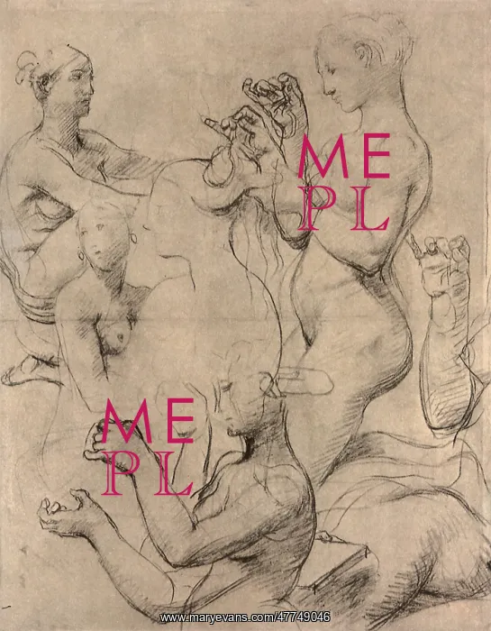 : Studies of Nudes, by Ingres : Studies of Nudes, by Ingres