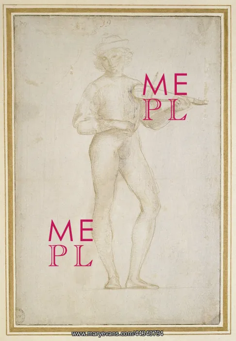 : Two Studies of a young Man making Music, by Raphael : Two Studies of a young Man making Music, by Raphael