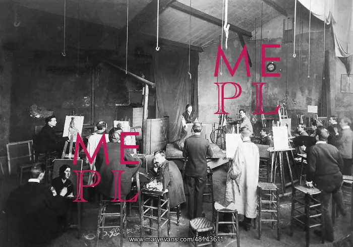 : Studio of the Paris Academy of the Arts : Studio of the Paris Academy of the Arts