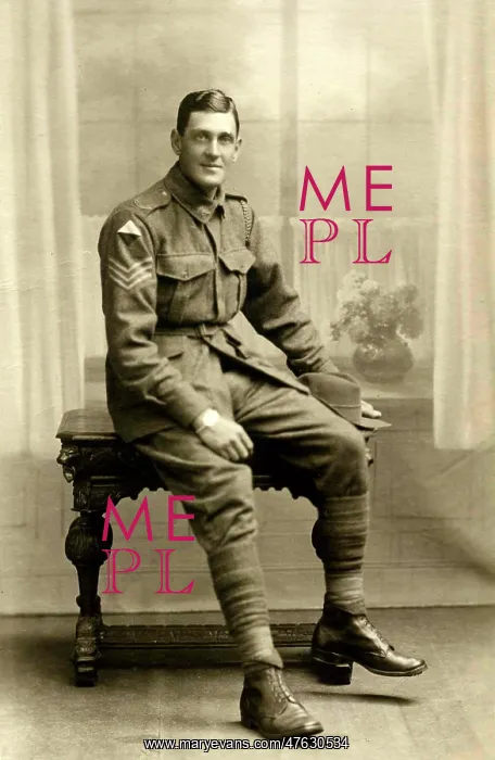 : Studio photograph of an Australian VAD patient : Studio photograph of an Australian VAD patient
