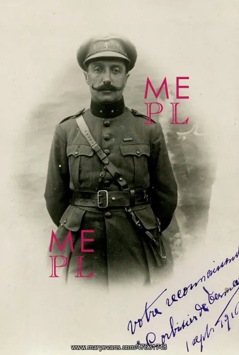: Studio photograph of Belgian soldier : Studio photograph of Belgian soldier