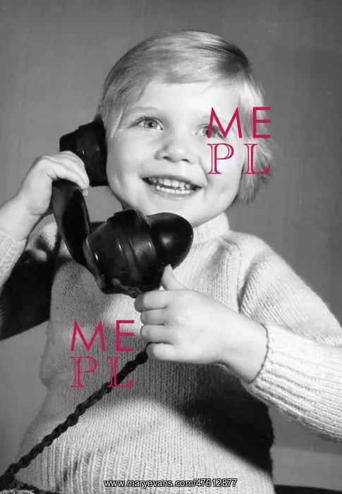 : Studio portrait, little boy on the phone : Studio portrait, little boy on the phone