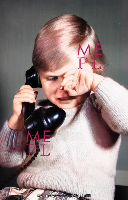 : Studio portrait, little boy on the phone : Studio portrait, little boy on the phone