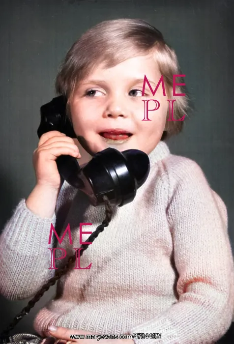 : Studio portrait, little boy on the phone : Studio portrait, little boy on the phone