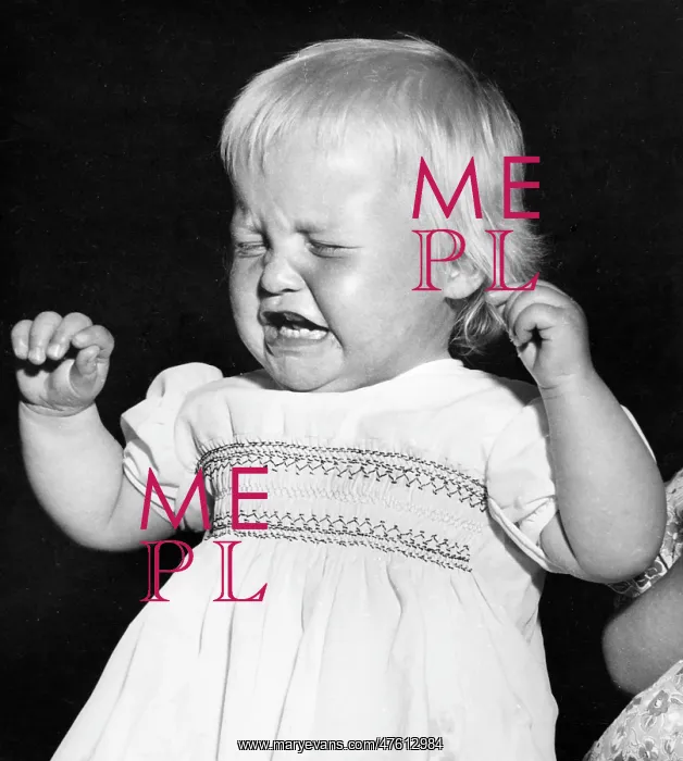 : Studio portrait, little child crying : Studio portrait, little child crying