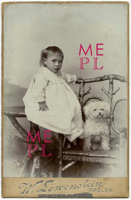 : Studio portrait, little child with dog : Studio portrait, little child with dog