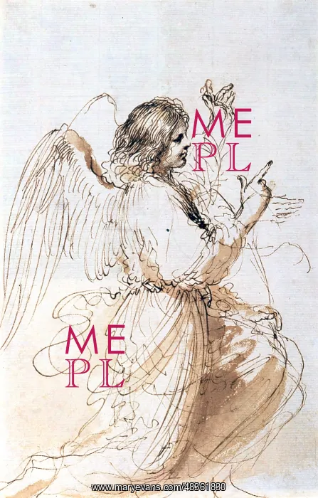 : Study of an Angel Artist: Guercino : Study of an Angel Artist: Guercino