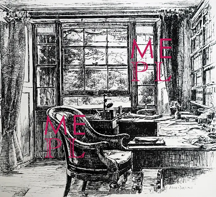 : Study belonging to Sir Joseph Dalton Hooker (1817 : Study belonging to Sir Joseph Dalton Hooker (1817