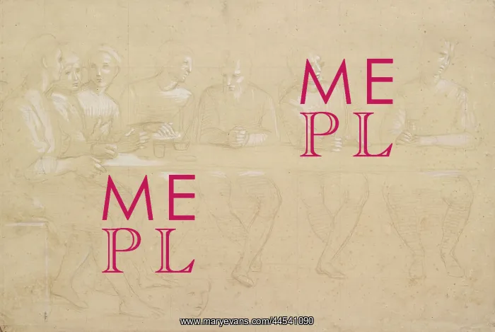 : Part Study for a Composition of the Last Supper : Part Study for a Composition of the Last Supper