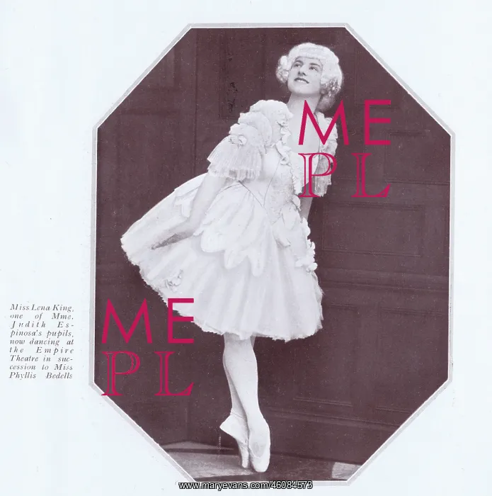 : A study of the dancer Lena King, London, 1922 : A study of the dancer Lena King, London, 1922