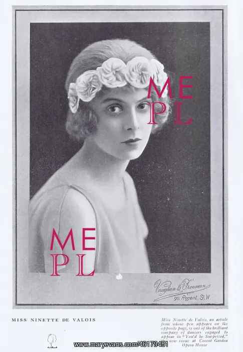 : A study of the dancer Ninette de Valois, London, 1923 : A study of the dancer Ninette de Valois, London, 1923