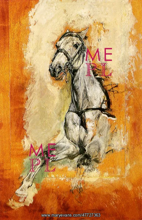 : Study of a Dappled Horse, by Meissonier : Study of a Dappled Horse, by Meissonier