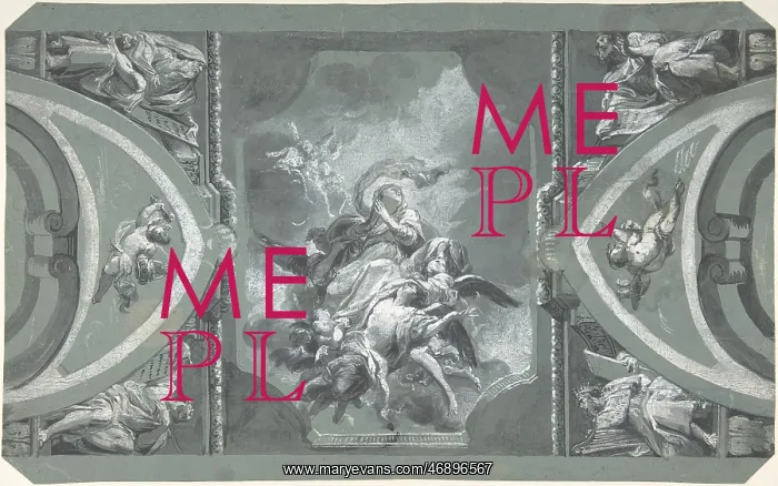 : Study for the Decoration of a Vault, 1754?1815 : Study for the Decoration of a Vault, 1754?1815