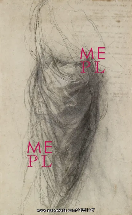 : Study for the Drapery of a Man in back view : Study for the Drapery of a Man in back view