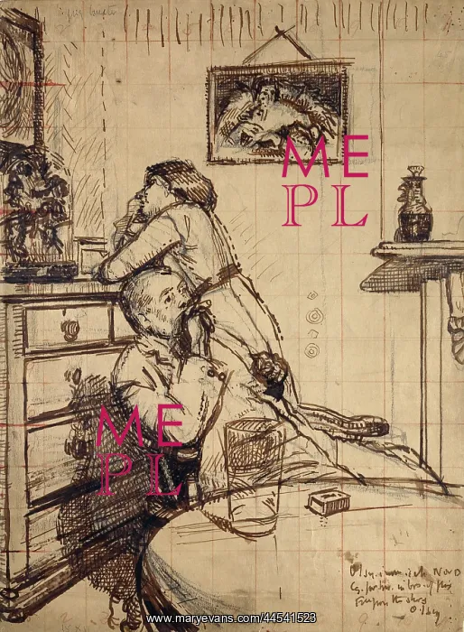 : Study for Ennui': Hubby and Marie : Study for Ennui': Hubby and Marie
