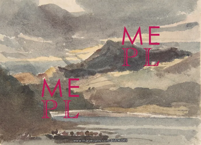 : Study for The Ferry, after 1829, Watercolor : Study for The Ferry, after 1829, Watercolor