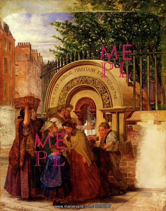 : Study for the First Public Drinking Fountain : Study for the First Public Drinking Fountain