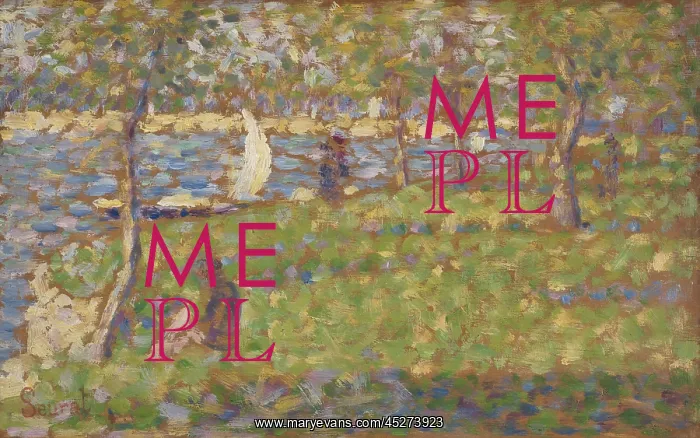 : Study for La Grande Jatte, by Georges Seurat : Study for La Grande Jatte, by Georges Seurat