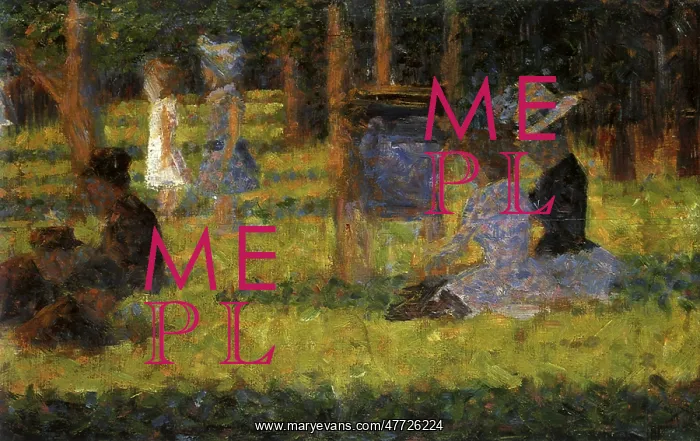 : Study for La Grande Jatte, by Georges Seurat : Study for La Grande Jatte, by Georges Seurat