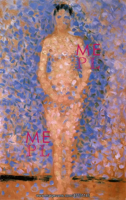 : Study for Les Poseuses (Models), by Georges Seurat : Study for Les Poseuses (Models), by Georges Seurat