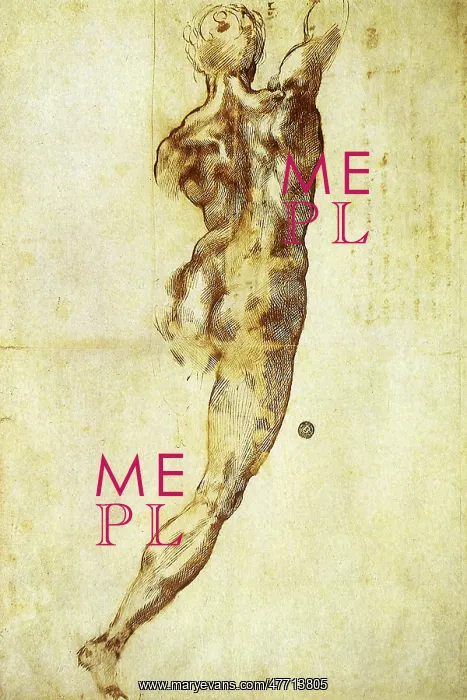 : Study of a Nude for The Battle of Cascina, by Michelangelo : Study of a Nude for The Battle of Cascina, by Michelangelo