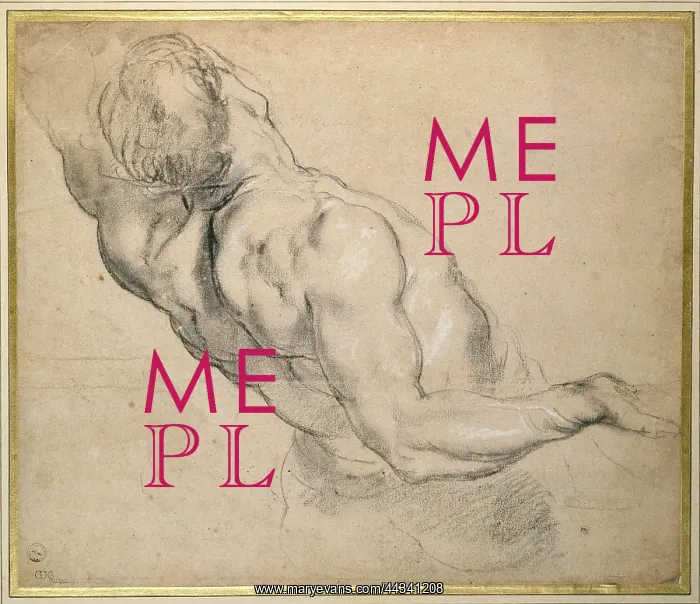 : Study of a nude male Torso : Study of a nude male Torso