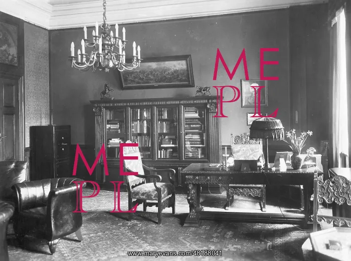 : Study of Paul von Hindenburg in the palace of the Reich Pres : Study of Paul von Hindenburg in the palace of the Reich Pres