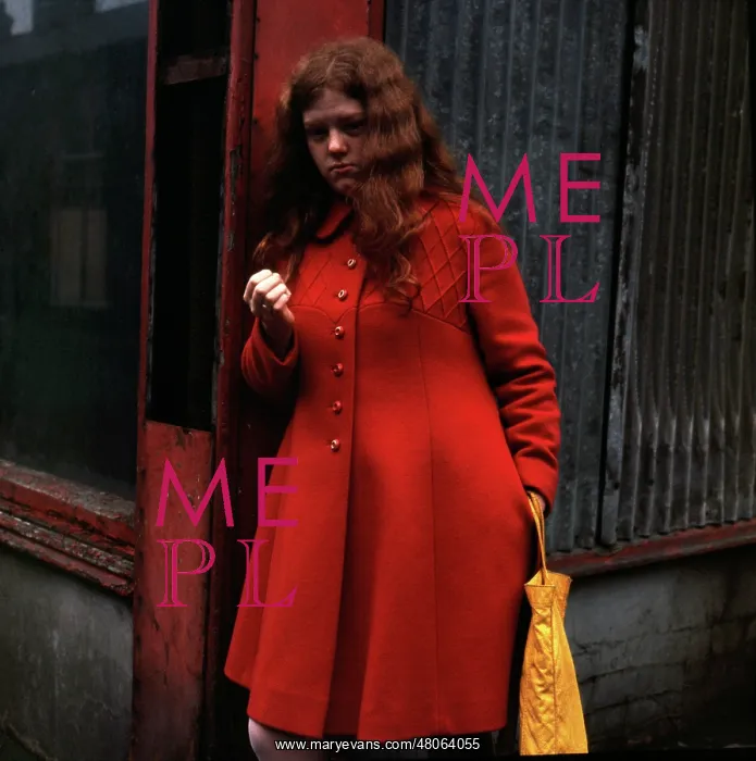 : A Study In Red. Southbank, Middlesbrough 1970s : A Study In Red. Southbank, Middlesbrough 1970s